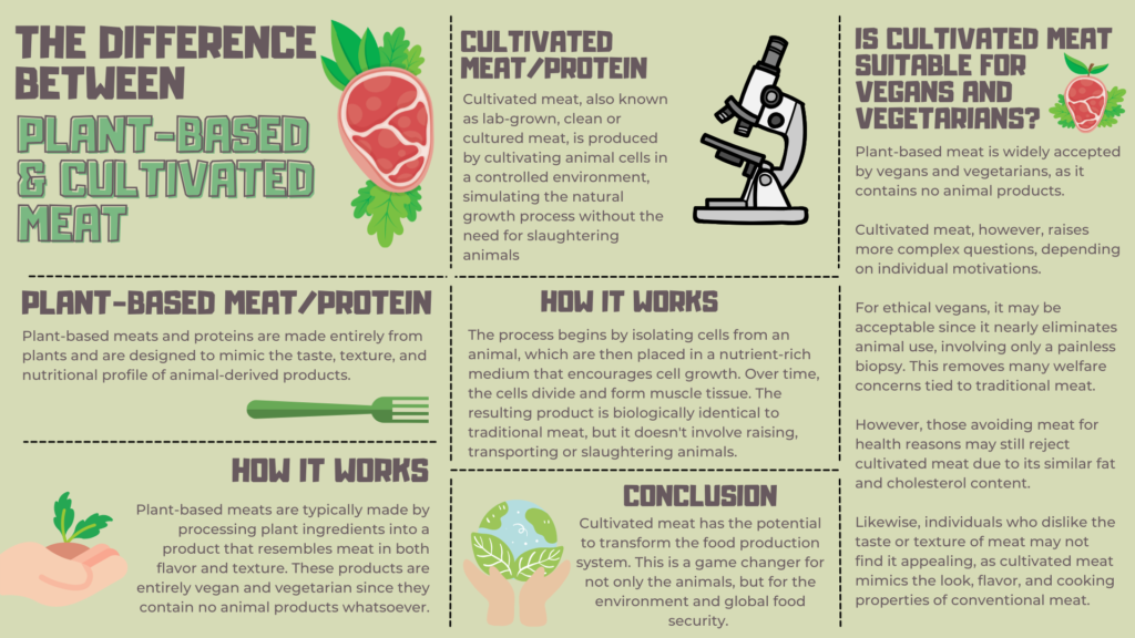 Plant-Based & Cultivated Meat Infographic (Presentation)